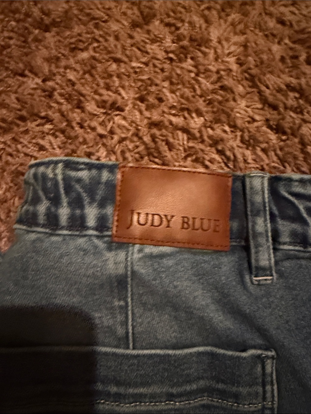 Judy Blue women’s denim tie front Elastic Waist joggers 14W - Picture 2 of 5